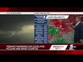 Sky 5 Shows Severe Storm Near Blanchard