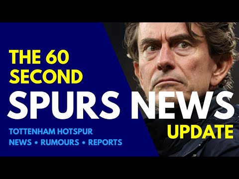 THE 60 SECOND SPURS NEWS UPDATE: 