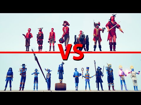PIRATE Team vs LEGACY Team - Totally Accurate Battle Simulator TABS