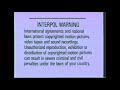 FBI Warning Intro 1991 Interpol Warning