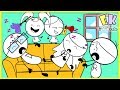 Ryan Babysits Emma Kate Don T Wake Daddy Mommy EK Doodles Cute Animation