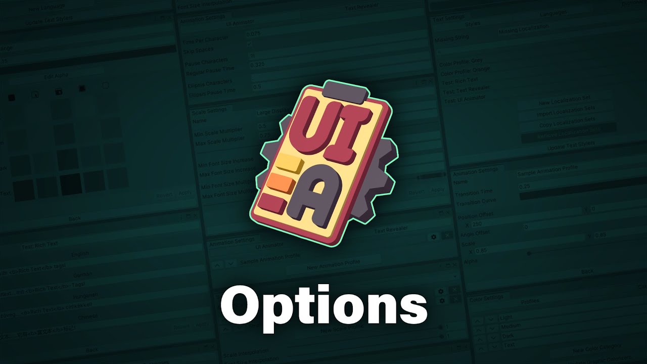 UI Assistant: OPTION Features
