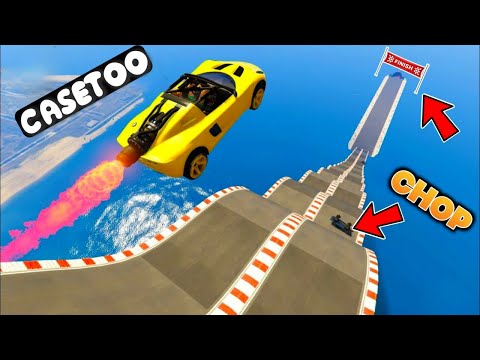 100.000% IMPOSSIBLE Mega Ramp Troll Challenge in GTA 5@thecasetoopapa