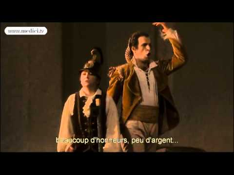 Luca Pisaroni sings Figaro's aria Non più andrai from Le Nozze di Figaro at the Opéra Bastille