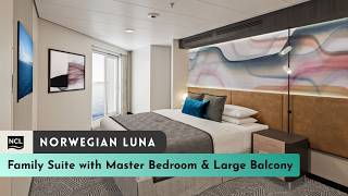 Norwegian Luna | Family Suite with Large Balcony Tour & Review | 4K | 2026