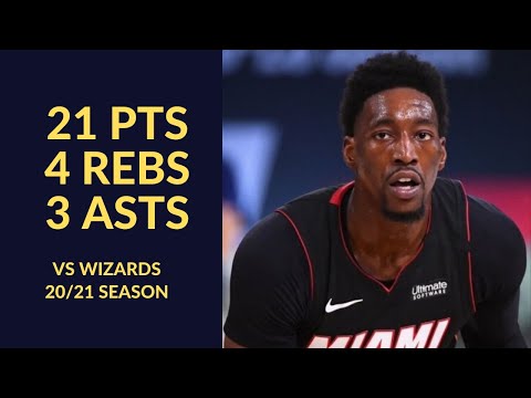 Bam Adebayo 21 Pts 4 Rebs 3 Asts Highlights vs Washington Wizards | NBA 20/21 Season
