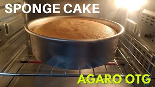Sponge cake recipe in Agaro Otg || Vanilla sponge cake