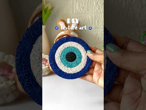 Tissue paper art 🧿 #shorts  #viralshort #textureart #tissuepaperart #evileye #diy #crafting #diy