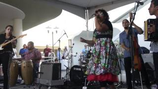La Santa Cecilia "La Negra" & "Pump Up The Jam" & "Ya Se" @ Make Music Pasadena 6-16-12
