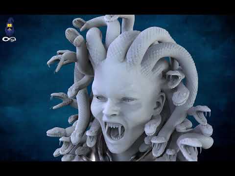 medusa In Greek mythology 3D Model