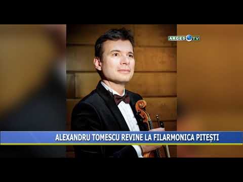 ALEXANDRU TOMESCU REVINE LA FILARMONICA PITEȘTI