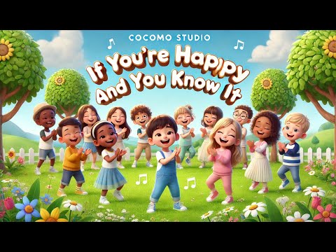 If You're Happy and You Know It + Colors Song | Nursery Rhymes and kids songs | CoComo Studio