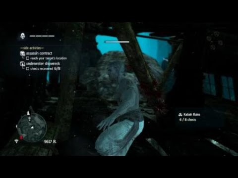 Assassin's Creed® IV Black Flag_6th treasure chest in Kabah Ruins 297th total treasure Video