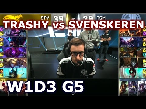 SPY vs TSM W1D3 - Trashy vs Svenskeren Player Experience Stream | Group D LoL S6 Worlds 2016
