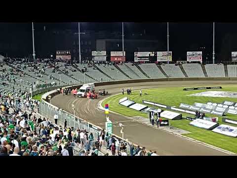 Upadek Bangs i Janowski WŁÓKNIARZ CZĘSTOCHOWA vs. SPARTA WROCŁAW - 06.06.2025r.  Bieg 14