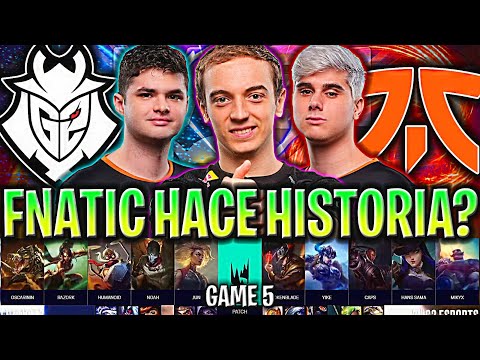 FNATIC HACE HISTORIA CON RAZORK NIDALEE vs G2? | G2 vs FNC Game 5 LEC PLAYOFFS 2024 ESPAÑOL LVP