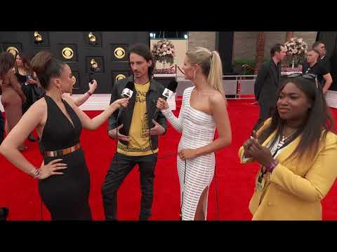 JOE DUPLANTIER From GOJIRA Red Carpet Interview | 2022 GRAMMYs