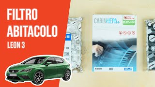 Youtube thumbnail of video "Cambio filtro abitacolo / antipolline Leon 3 👃"