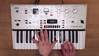 Video thumbnail for Korg KingKorg NEO Sound Demo (no talking) by Bonedo Synthesizers