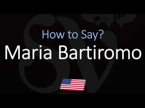 How to Pronounce Maria Bartiromo? (CORRECTLY)