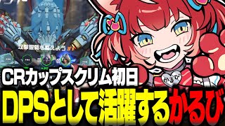 CRカップスクリム初日からDPSとして活躍する赤見かるび【赤見かるび切り抜き ふらんしすこ 花芽すみれ きなこ Mondo CRカップ OW2】