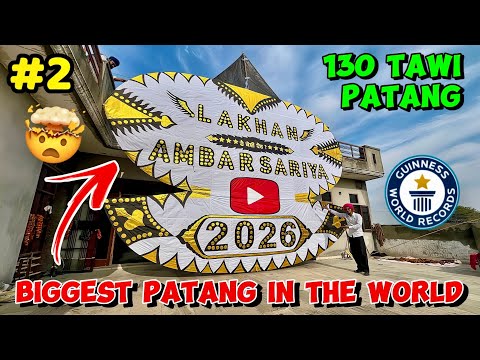 Biggest Patang Design In World 😱 || World Largest Kite 😍|| #lakhanambarsariya #patangdesigns #kites
