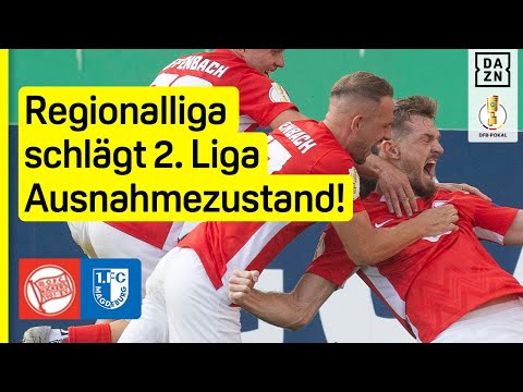 Sensation perfekt! Offenbach ist weiter: Kickers Offenbach - 1. FC Magdeburg | DFB-Pokal | DAZN