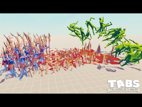Zombies VS All Units - Totally Accurate Battle Simulator (TABS Compilation)