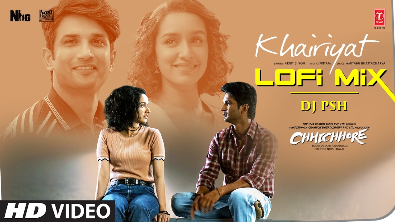 Khairiyat Lofi Mix | Pritam | Arijit Singh | Sushant Singh Rajput | Shraddha Kapoor | DJ PSH