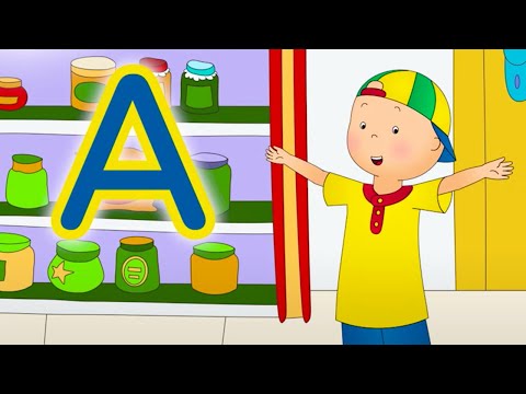 Caillou Learns the Alphabet | Caillou Cartoon