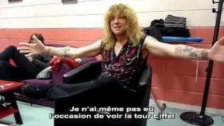 Interview exclusive de Steven ADLER par Gnr France & Slash France (Vaureal, FRANCE 11/02/2011)