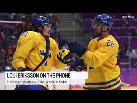 Eriksson says he can mesh well with Sedins