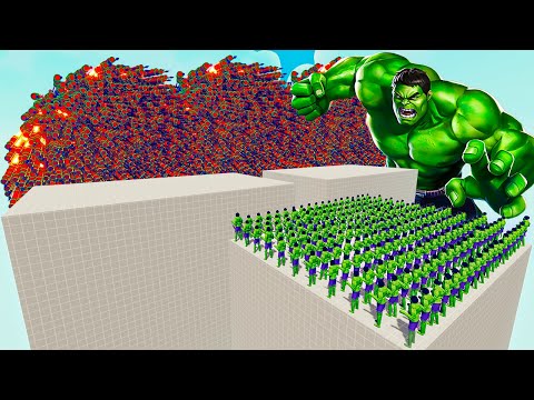 200x HULK + 1x GIANT vs EVERY GOD - Totally Accurate Battle Simulator TABS