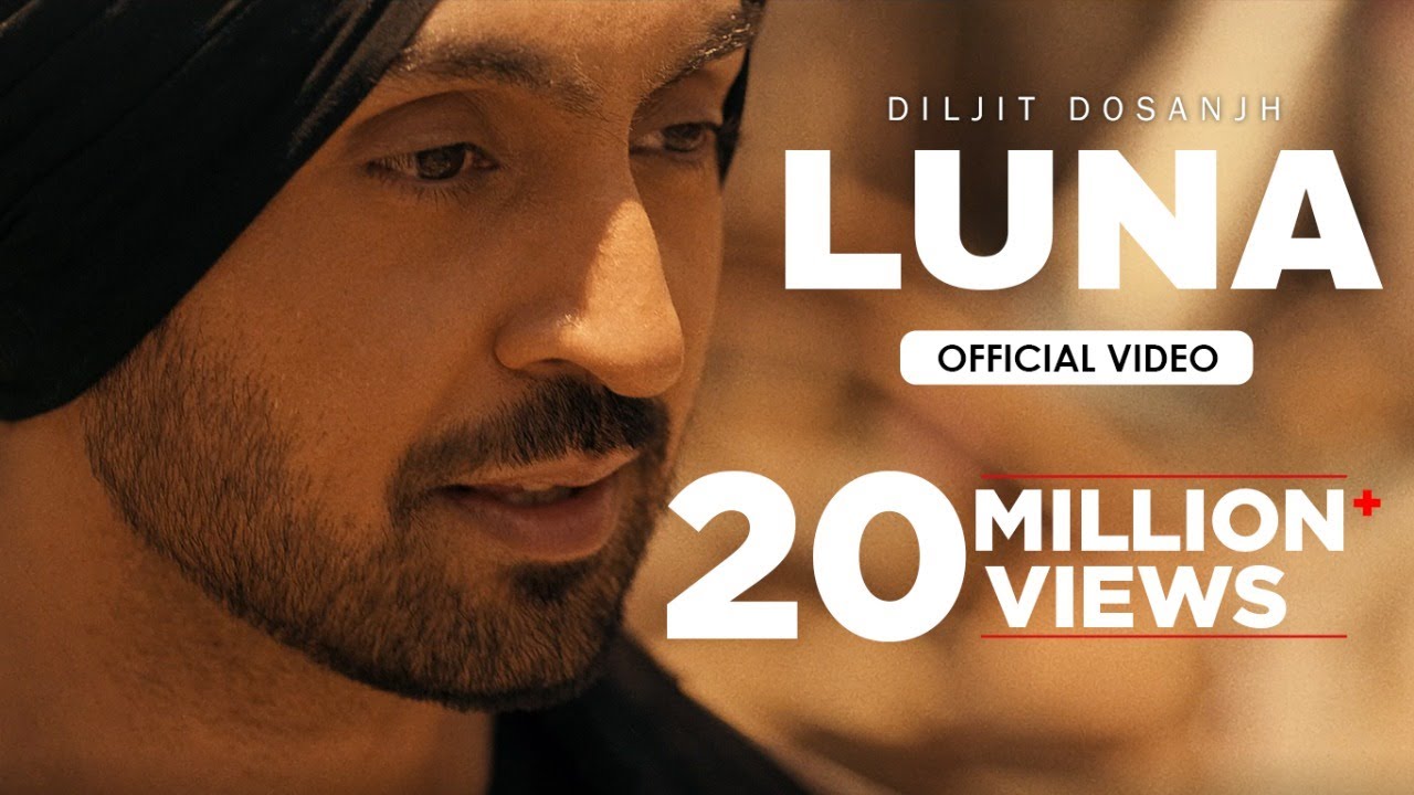 LUNA LYRICS - DILJIT DOSANJH - MOON CHILD ERA