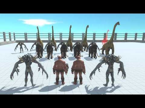 SCOURGE WITH ORGE VS 5X BOSS | Animal Revolt Battle Simulator