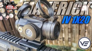 Maverick-IV 1x20 Mini Reflex Sight SOP RUBBER TAN | VECTOR OPTICS | Red Dot - Video