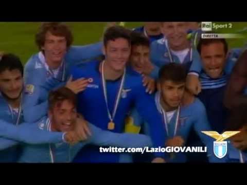 Lazio Primavera, cerimonia di premiazione Supercoppa Primavera 14/15