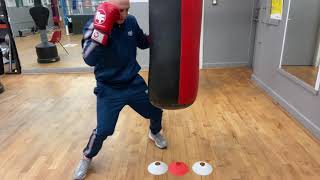 Side steps outsteps & pivots ( Intermediate level drill )