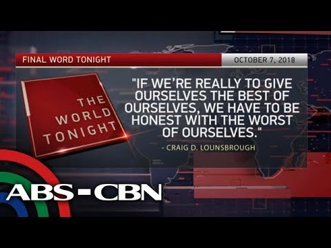 The World Tonight: The Final Word | October 7, 2018