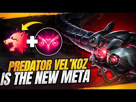 PREDATOR VEL'KOZ IS MID META, INGENIOUS HUNTER BUFFS ARE INSANE, JUST ROAM | League of Legends