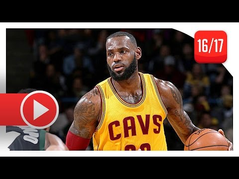 LeBron James UNREAL Highlights vs Bucks (2016.12.20) - 34 Pts, 12 Reb, 7 Ast, COLD BLOODED!