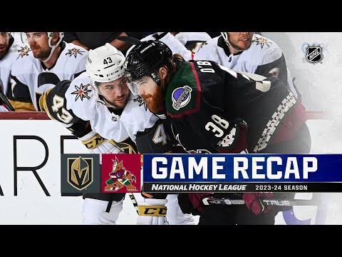 Golden Knights @ Coyotes 4/5 | NHL Highlights 2024