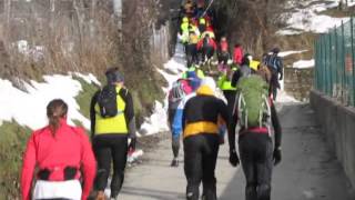 preview picture of video 'Winter Trail del Borgo 2013 il percorso 27 01 2013'