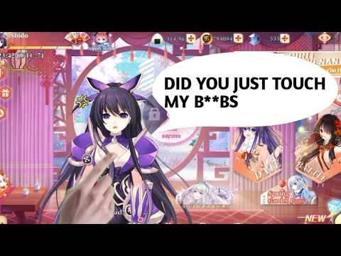 What happens If you touced Tohka in Date A Live Spirit Pledge