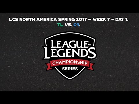 Highlights of the TL vs. C9 - Game 1. | NA LCS Spring 2017 - Week 7 - Day 1.