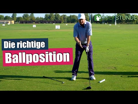Die richtige Ballposition