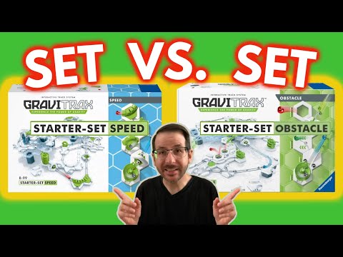 GraviTrax Speed Starter Set vs. Obstacle Starter Set (Marble Run Set Comparison)