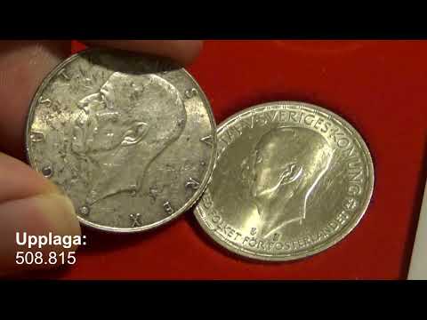 Svenska 2 och 5 kronor genom historien