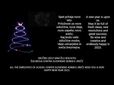 ŠOLSKI CENTER SLOVENSKE KONJICE  - ZREČE - VOŠČILO 2023