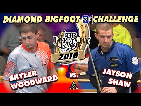 JAYSON SHAW vs SKYLER WOODWARD - 2016 Derby City Classic Bigfoot 10-Ball Challenge